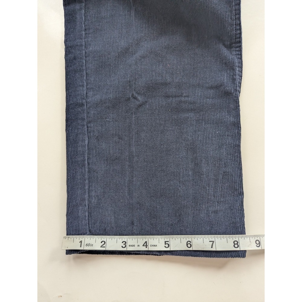 Riveted by Lee  Corduroy Pants Womens Sz 12 Medium  Blue Relaxed Cotton - Picture 11 of 11